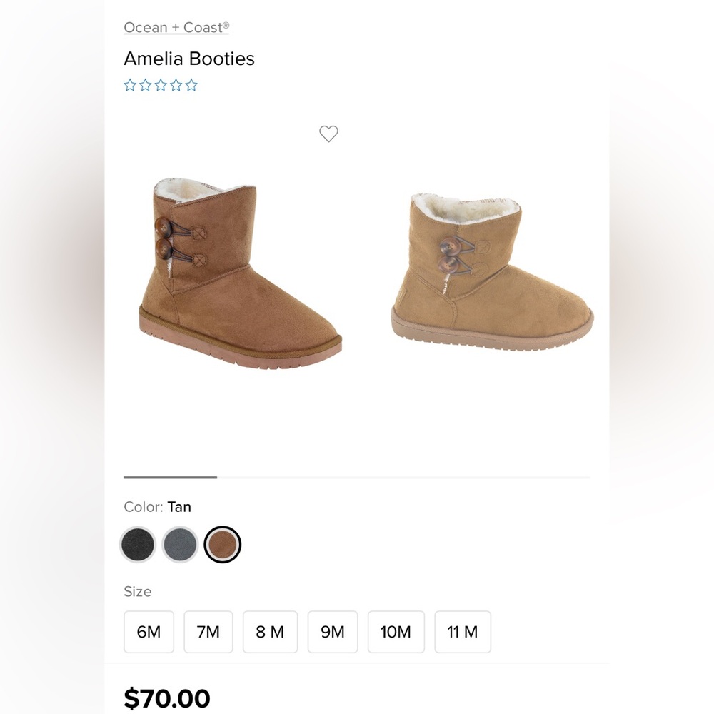 Ocean + Coast Booties
